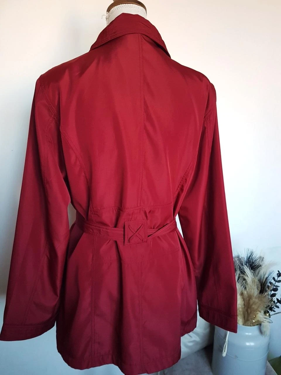 ♀Veste mi-saison / Manteau ligero rojo Saturno (T. 44/48) – photo 3